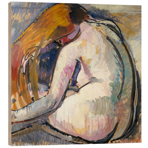 Quadro de madeira Back nude