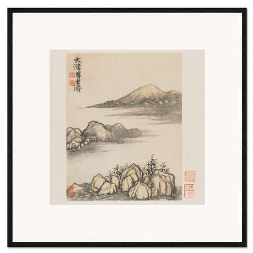 Stampa artistica con cornice Reminiscences of Qinhuai River
