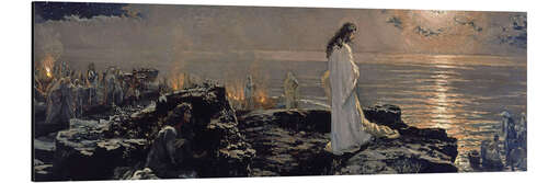 Aluminiumsbilde Jesus at the Sea of Galilee