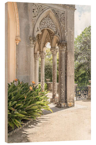 Wood print Monserrate Palace Arch