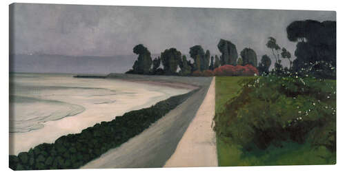 Canvas print The sea at Honfleur