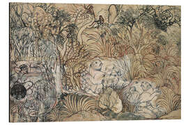 Magnettafel Umed Singh aus Kota auf Löwenjagd