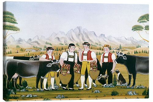 Canvas print Senne at the Schellenschötte