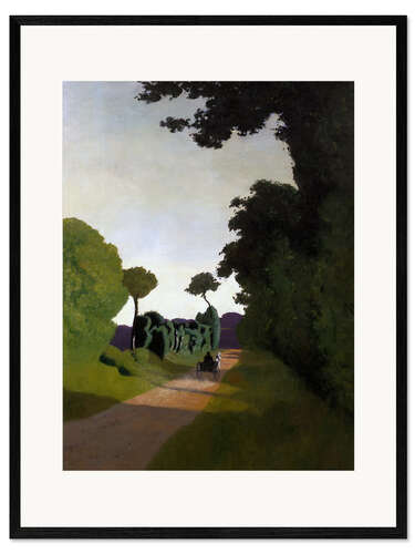 Stampa artistica con cornice The cart