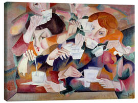 Stampa su tela  The Tea Time - Alice Bailly