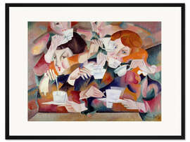 Gerahmter Kunstdruck Die Teestunde