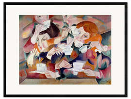 Gerahmter Kunstdruck Die Teestunde