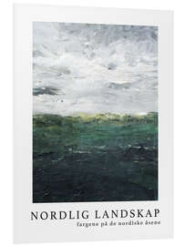 PVC print Nordlig Landskap No 2