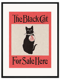 Gerahmter Kunstdruck The Black Cat (For Sale Here) - Vintage Advertisement