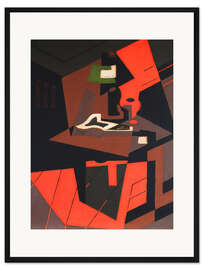 Gerahmter Kunstdruck Red Lamp