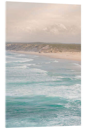 Akrylbillede Bordeira's Beach, Portugal