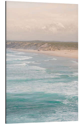 Tableau en aluminium Bordeira's Beach, Portugal