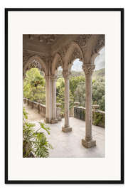 Gerahmter Kunstdruck Bögen des Monserrate-Palastes