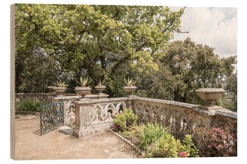 Cuadro de madera Monserrate Palace Garden