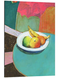 Magnettafel Türkiser Tisch