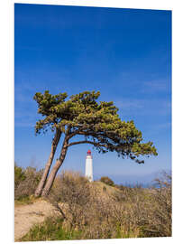 PVC-taulu The Dornbusch lighthouse on the island of Hiddensee