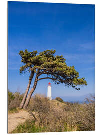 Magnettafel Der Leuchtturm Dornbusch auf der Insel Hiddensee