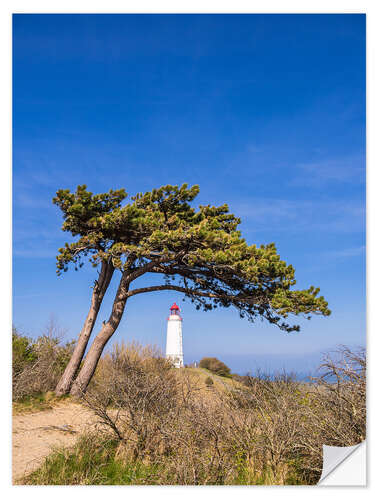 Sticker mural The Dornbusch lighthouse on the island of Hiddensee