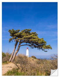 Vinilo para la pared The Dornbusch lighthouse on the island of Hiddensee