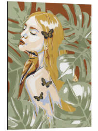 Magnettafel Dschungelmädchen