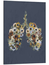 Tableau en aluminium Flower lungs