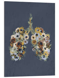 Cuadro de plexi-alu Flower lungs