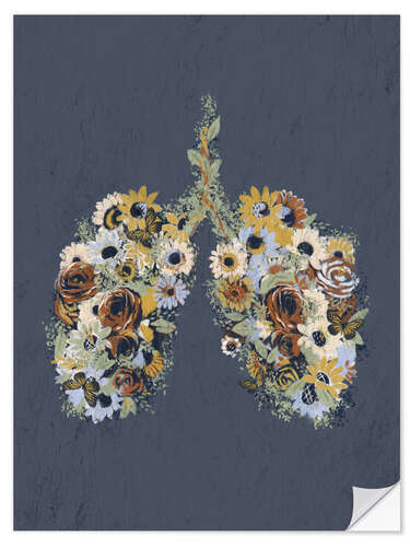 Sisustustarra Flower lungs