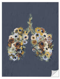 Wall sticker Flower lungs
