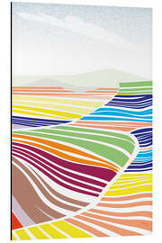 Tableau en aluminium Desert Landscape