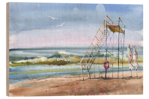 Tableau en bois Seascape