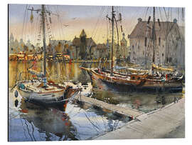 Magnettafel Yacht in der Sonne