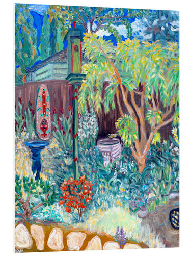 Foam board print Garden View