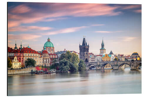 Aluminium print Prague