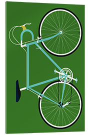 Quadro em acrílico Mint colored racing bike