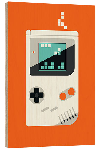 Quadro de madeira Playing games
