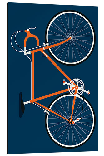 Gallery print Orange racing bike