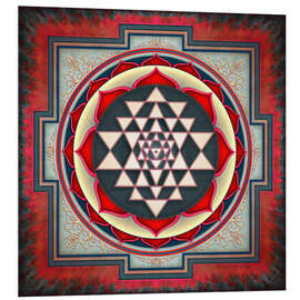 PVC print Intuition Sri Yantra VI