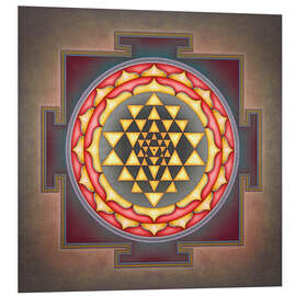 PVC print Sri Yantra VII-XV