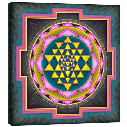 Canvas print Intuition Sri Yantra V