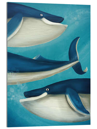 Gallery print Happy Whales