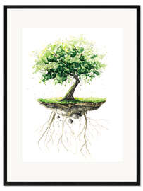 Gerahmter Kunstdruck Baum der Jugend