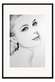 Gerahmter Kunstdruck Grace Kelly II