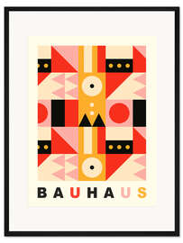 Gerahmter Kunstdruck Bauhaus No 1