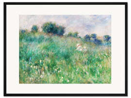Gerahmter Kunstdruck Wiese, 1880