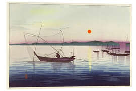 Acrylic print Boats &amp; The Setting Sun