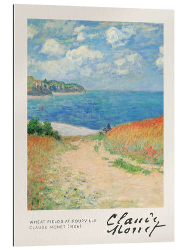 Gallery print Path in the Wheat Fields at Pourville