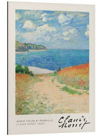 Magnettafel Path in the Wheat Fields at Pourville