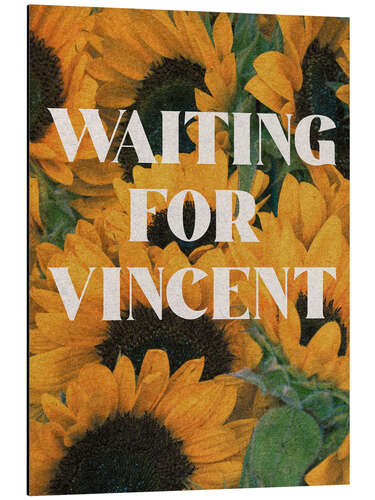 Aluminium print Waiting for Vincent