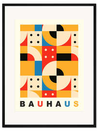 Gerahmter Kunstdruck Bauhaus No 2
