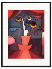 Gerahmter Kunstdruck Herbstblumen